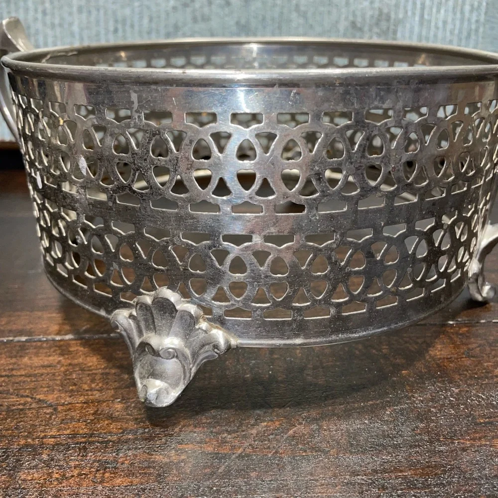 Oval Small Oven Crock Pot Holder Mara Weller Specialty Metal‎ Caddy Stand